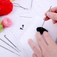 Kit De Tejido De Lana KRABALL Para Decoraciones De Navidad Muñeco De Nieve De Lana Herramienta De Artesanía DIY Regalo De Navidad - details 1
