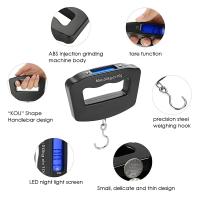 Báscula Digital Portátil Para Equipaje 50kg Con Luz Trasera Herramienta De Pesaje Para Maletas Y Bolsos Escala De Viaje Pendular - details 16