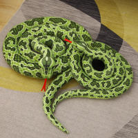 Juguete De Peluche Gran Serpiente Dorada 200cm Simulación De Python Largo Regalo Para Niños Decoración Del Hogar Material De Algodón Relleno De Poliéster - details 4
