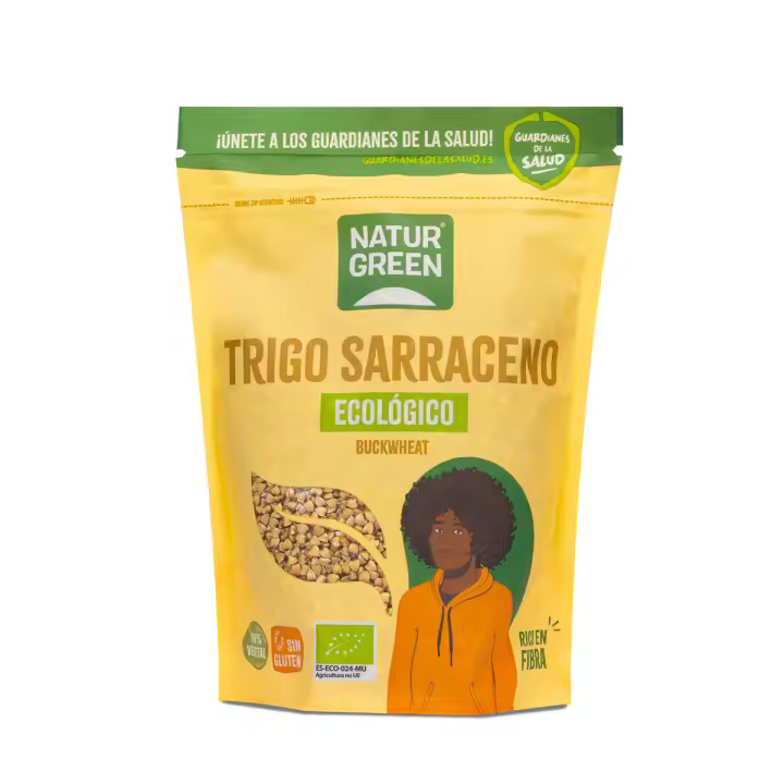 Trigo Sarraceno bio sin gluten, Naturgreen, 500 g - 1