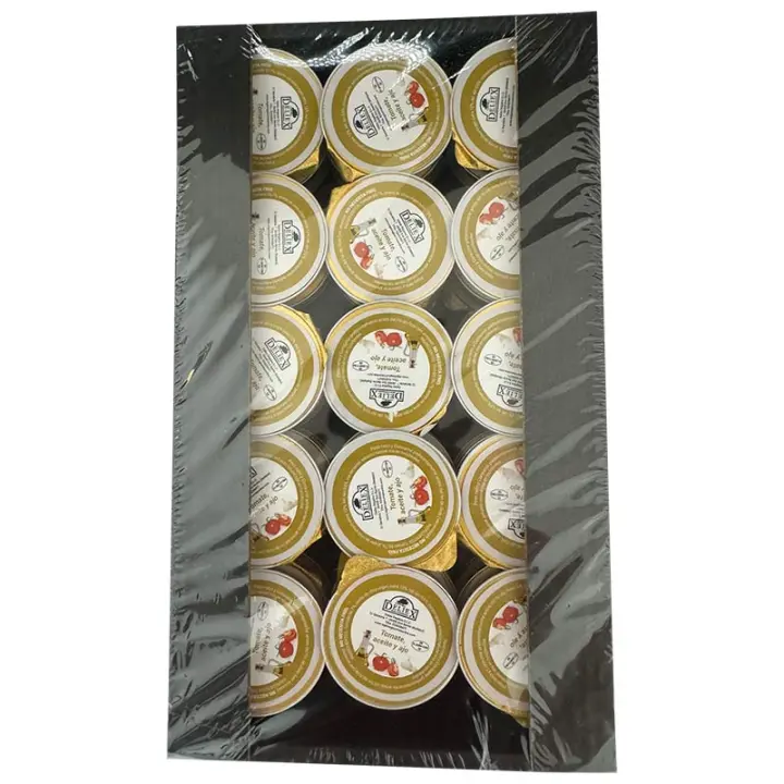 Deliex - Tomate ajo y aceite monodosis 45 unidades x 25 gr. Pequeñas porciones de tomate ajo y aceite de oliva virgen extra ya preparado para el trabajo. - 1