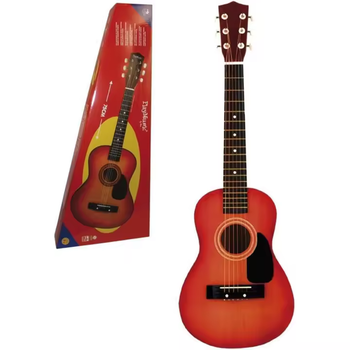 Reig- Guitarra española Madera 75 cm, Color oscurecida, Reig 66220 - 1
