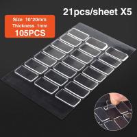 5pcs Cinta Adhesiva Doble Cara Transparente Para Manualidades Y Artesanía Cinta Oval Impermeable Para Fijar Muñecas Sin Rastros - details 1