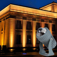 Lámpara De Pared Exterior 5W 10W RGB LED Impermeable Con Ángulo De Enfocamiento Estrecho Para Iluminación De Jardín Y Calle - details 2