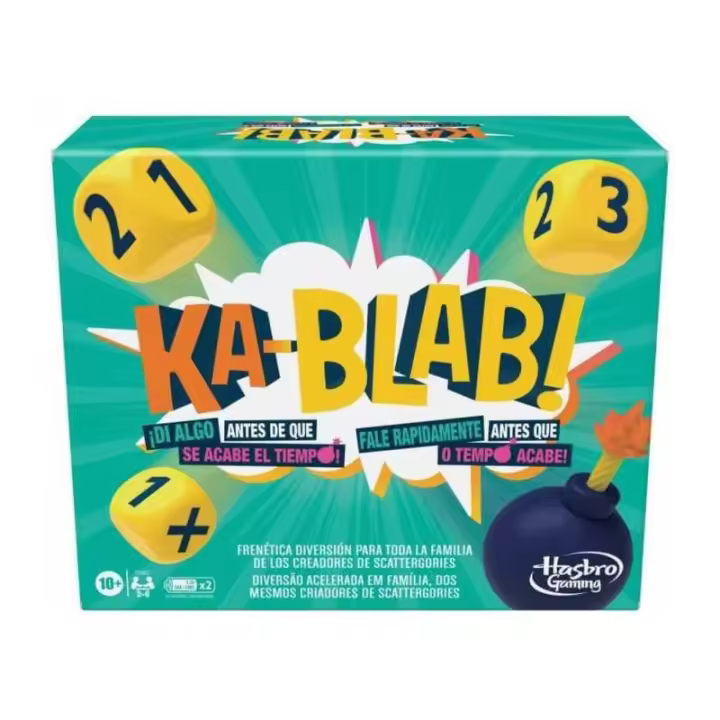 Juego de Mesa Ka-Blab! de Hasbro - Pronuncia Rápido y Gana - 1