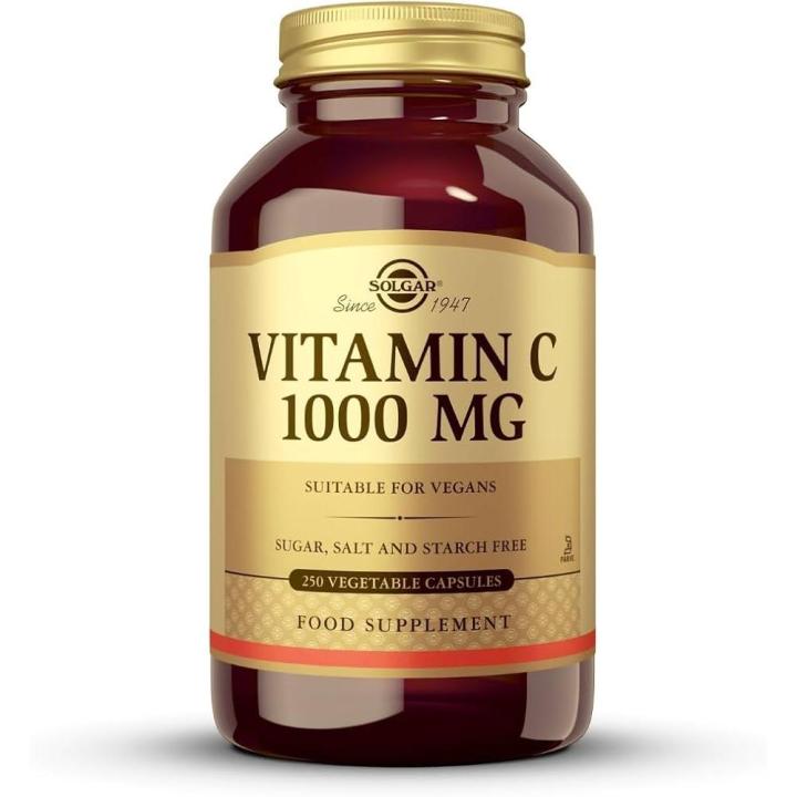 Solgar Vitamina C 1000 mg 100 cápsulas - Refuerzo del Sistema Inmunitario y Antioxidante - Vegano y Sin Gluten