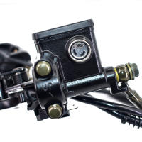 Levanta Freno Trasero Para ATV 50 70 90 110 125 150cc Asamblea De Manillar Izquierdo Acero Inoxidable Compatibles Con Cilindro Maestro Y Calipero Chino - details 4