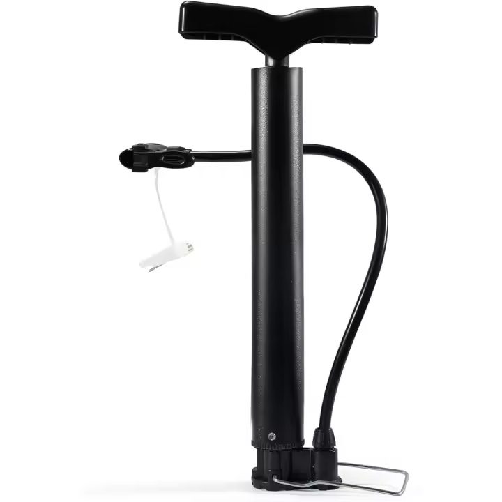 Bomba de suelo portátil para bicicleta, válvulas Presta y Schrader reversibles automatically, augmentation de pression, Mini Bomba de aire para Bicicleta - 1