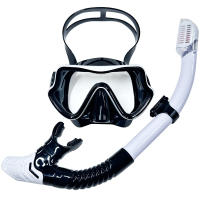 Máscara De Buceo Y Snorkel Profesional Con Vidrio Templado Kit De Snorkel Para Natación Y Entrenamiento Para Adultos Y Jóvenes - details 14