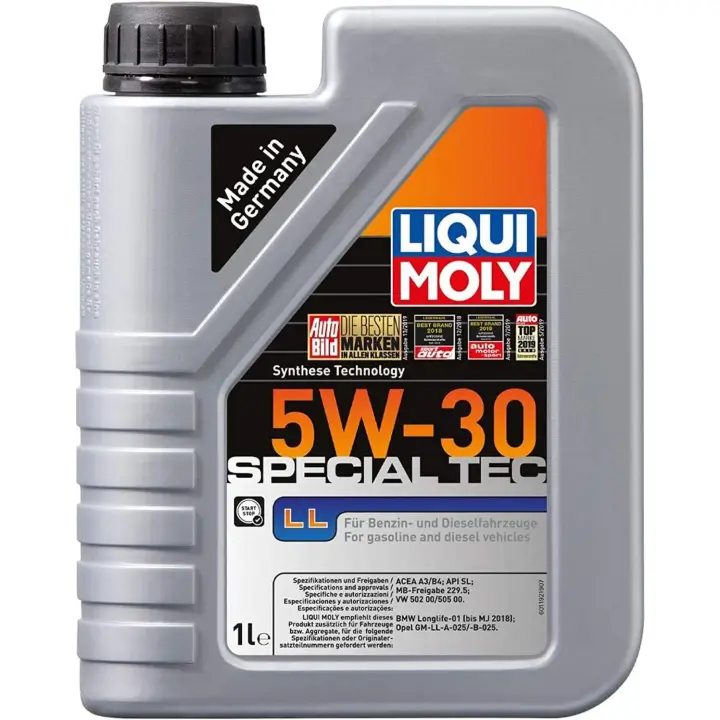 LIQUI MOLY Special Tec LL 5W-30 | 1 L | Tecnología de síntesis Aceite de motor - 1
