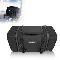 Bolsa De Motocicleta 40L-60L Impermeable PVC Durable Equipaje Seco Para Exterior Accesorio De Asiento Trasero De Motocicleta - details 4