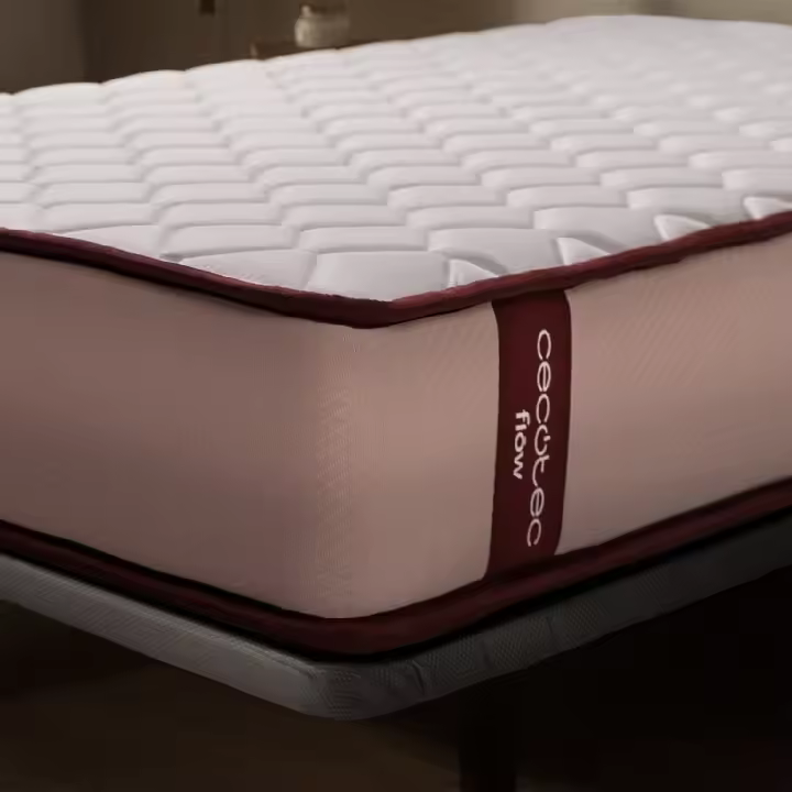 Cecotec Flow Purevital 1900 - Colchón Viscoelástico de Espuma HR con Triple Protección - 1