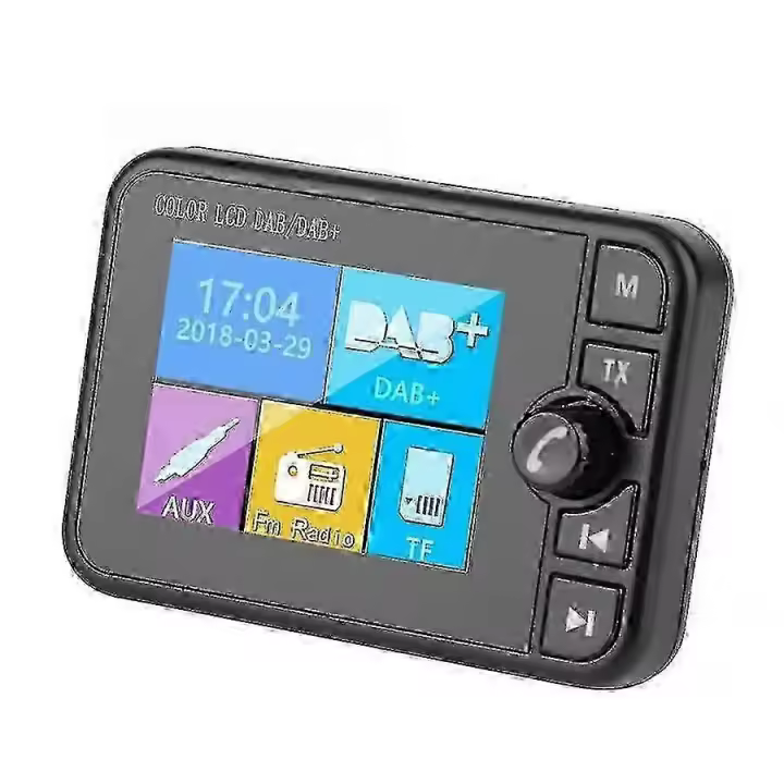 Dab Radio Receiver In Car Stereo Sound Digital Signal Broadcast Adapter Dab+ Antenna Bluetooth-Compatible Mp3 Fm Transmitter js-Good - 1