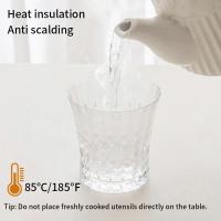 Mantel De PU Negro Impermeable Y Antiaceite Para 6 Sillas Estilo Moderno Para Sala De Estar Y Café Tapete De Mesa Sólido Resistente Al Polvo - details 2