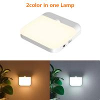 Lámpara Nocturna LED Con Sensor De Movimiento Carga USB Tipo-C Para Dormitorio Cocina Escalera Pasillo Armario Iluminación - details 3