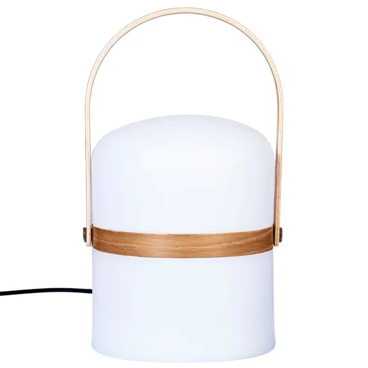 Atmosphera Lámpara Exterior H26,5 Diseño Moderno Efecto Madera - 1
