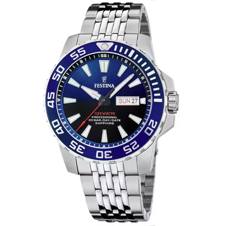 Reloj FESTINA F20661/1 Diver Style para Hombre The Originals 200m Esfera Azul - 1