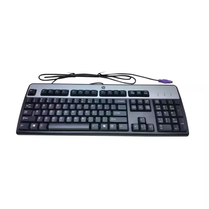 Teclado HP 434820-077 PS/2 color negro/plata en español (ñ). - 1