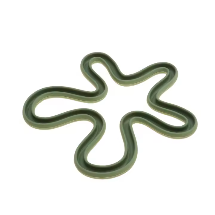 1/2PCS Tapete De Silicona Resistente Al Calor Para Vaso Moderno Antideslizante Soporte Para Tazas Decoración De Mesa Ecológico - 1