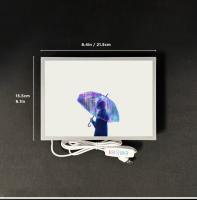 Lámpara LED De Anime Cyberpunk Para Habitaciones Futuristas Luz De Noche Con Paraguas Decorativa Para El Hogar Y Regalo - details 7