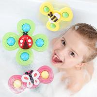 3-Pack - Fidget Spinner with Suction Cup for Children - Spinning Toy multicolor - details 1