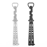 ABRIGADOR DE CERVEZA Plegable De Acero Inoxidable Abrebotellas Forma De Mariposa Herramienta De Entrenamiento Para Deporte Y Aventura - details 0