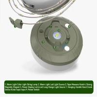 Lámpara De Camping Multifuncional 4 En 1 Con Cinta LED Recargable USB Y Gancho Magnético Para Decoración De Tienda Exterior XTE - details 9