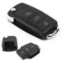 Carcasa De Llave Remota Para Coche Volkswagen Carcasa Plegable De Plástico Para Llave De Compartment Con Anillo Para Guardar Llave Secreta - details 5