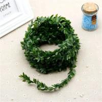 Guirnalda De Iva Artificial Wisteria 1PC Vine Verde Falsa Planta Para Decoración De Casa Fiesta Navidad Boda - details 1