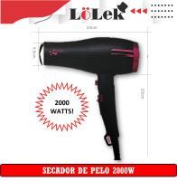 Secador de Pelo 2000W – Con Difusor y Condensador de Aire, 3 Niveles de Temperatura, 2 Velocidades, Función de Aire Frío – Secado Rápido y Peinado Profesional para Rizos Definidos o Alisado Perfecto 🔥✨ - details 2
