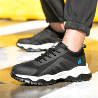 Zapatos De Seguridad Para Hombre Talla 48 Antipinchazos Y Antideslizantes Suela De EVA Capa Superior De Tejido Mocasines Respirables Para Trabajo - details 14