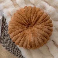 Almohada redonda de calabaza con diseño de conejo de imitación de rayas teñidas, hecha a mano, con ruedas, para sofá o cama. - details 11