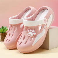Sandalias De Jardín Para Mujer EVA Cómodas Con Tapa Para Uso Interior/Exterior En Casa Y Playa Suela Suave Transpirable Color Mixed - details 4