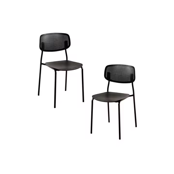 Pack 2 Sillas Piki - Negro - 1
