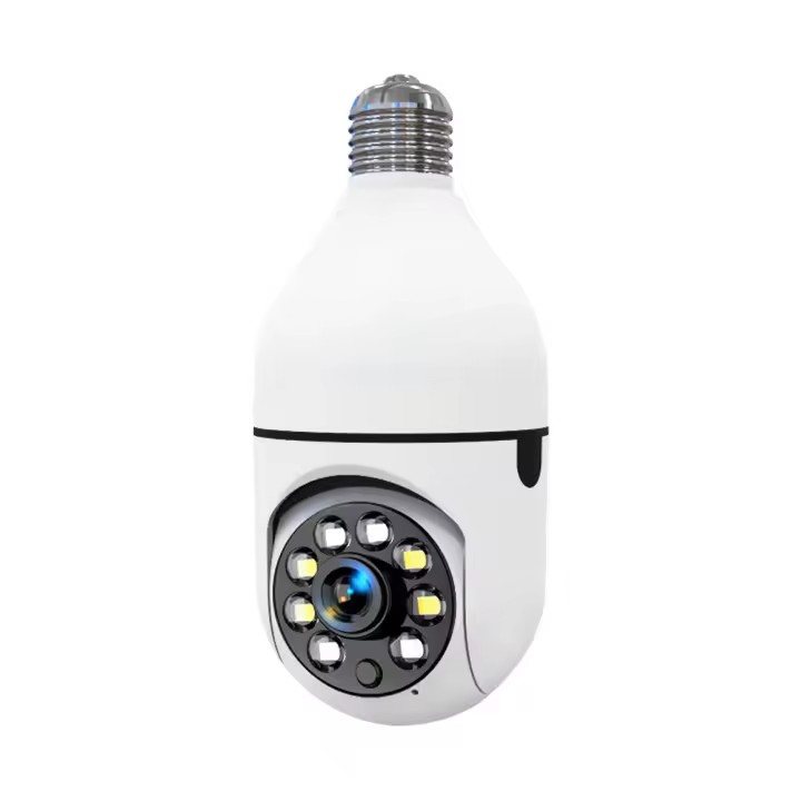 Cámara De Seguridad Wifi 360 Grados Para El Hogar Cámara Exterior Inalámbrica Wi-Fi Grabación Protección Doméstica Con Visión Nocturna Y Audio Bidireccional - 1