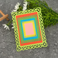 Molde De Corte De Metal En Forma De Flor Redonda Cuadrada Triangular Y Irregular Para Scrapbooking Tarjetas Y Manualidades - details 51
