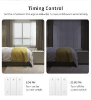 Interruptor De Cortina Inteligente Zigbee Yagusmart Para Motor De Cortina Rollo Compatible Con Tuya Smart Life APP Alexa Google Home - details 6