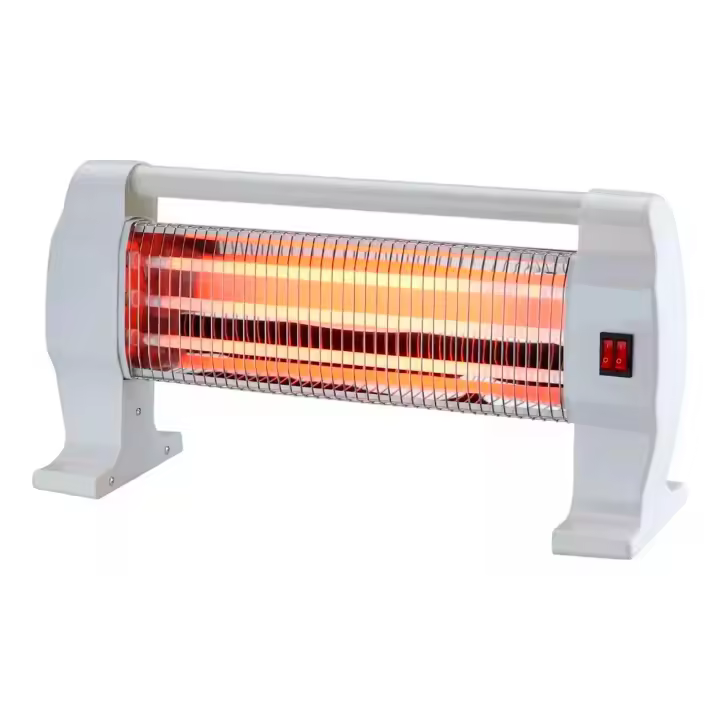Calefaccion eléctrica portátil de bajo consumo ,estufa eléctrico con 3 niveles de potencia 400/800W/1200W . 3 tubos de cuarzo. Desconexión antivuelco. Ideal para el baño, casa. - 1