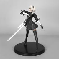 Figura De Acción Anime Nier:Automata Yorha No. II Model B Gk 18cm Estatua Coleccionable De 2b Decoración De Escritorio Regalo Para Adultos - details 6