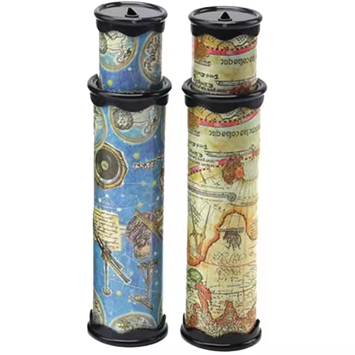 2 piezas clásico mundo caleidoscopio, caleidoscopio mágico, mejor regalo de cumpleaños - 1