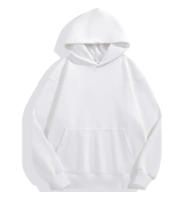 Suéter De Capucha Para Hombre De Algodón Pesado 500GSM Moda Otoño Invierno Casual Color Sólido Sudadera Top Masculino - details 9