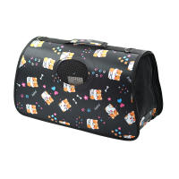 SMELL & SMILE Transportadoras Gatos Trasportín Gatos Portátil y Transpirable Bolsa de Tela para Mascotas Perros Gatos Animales Color Aleatorio(L 50x25x27CM) - details 2