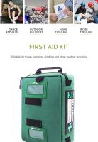 Kit de cartillas y auxiliares de emergencias de traumatismo, kit de ingredientes y compartimentos de barco, coche, camión, camping, senderismo, viajes y mochileros. - details 0