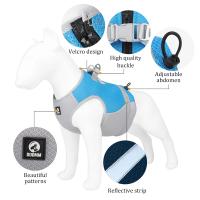 Chaleco De Enfriamiento Para Perro Correa Reflectante Ajustable Para Pequeños Medianos Y Grandes Mascotas Vestido De Verano Con Tecnología De Hielo Rápida Liberación De Cinturón Para Animales De Compagnia - details 0
