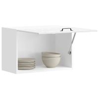 vidaXL Armario de pared de cocina Lucca madera ingeniería blanca en color Blanco/Roble ahumado/Roble Sonoma y más | almacenamiento funcional diseño moderno para baño dormitorio sala - details 4