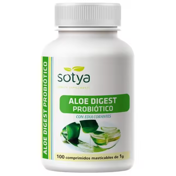 SOTYA ALOE DIGEST 100 COMPRIMIDOS MASTICABLES - 1