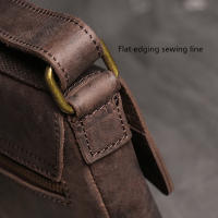 Bolso cruzado de piel auténtica para hombre, bandolera de hombro de piel de vaca de 7,9 pulgadas para iPad - details 10