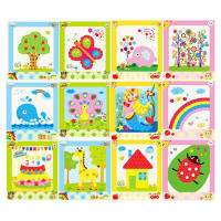 Puzzle De Botones DIY Para Niños Manualidades Creativas De Dibujo Y Pintura Juguete De Artesanía Para Clase De Arte - details 8