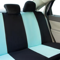 Juego completo de fundas de asiento de coche de tela de poliéster, estilo deportivo, Protector de asiento de coche Universal, se adapta a la mayoría de los coches SUV - details 32