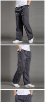 Pantalones De Cargo Para Hombre Talla Grande Hasta 6XL Algodón Trabajo Ropa Casual Escalada Joggers Sudaderas Otoño Trousers - details 5